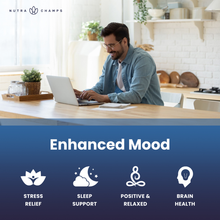 Load image into Gallery viewer, NutraChamps - 5-HTP Capsules for Mental Health
