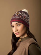 Load image into Gallery viewer, WUAMAN - Alpaca - Eva Alpaca Hat | Hand Embroidery | Fall: Lilac
