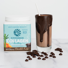 Load image into Gallery viewer, Sunwarrior - Chocolate Fudge Collagen Drink Powder - Vegan, Plant-Based
