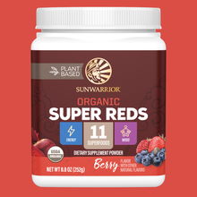 Load image into Gallery viewer, Sunwarrior - Super Reds Drink Powder Mix - Organic, Vegan, Gluten-Free
