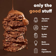 Load image into Gallery viewer, IQBAR - IQBAR Chocolate Sea Salt | Brain + Body Keto Protein Bars
