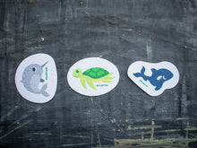 Load image into Gallery viewer, Plantish - Set of 3 Sea Soaked Pop up Sponges
