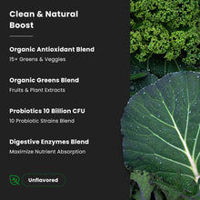 Load image into Gallery viewer, NutraChamps - Super Greens Unflavored Powder| 20+ Organic Green Veggies
