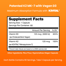Load image into Gallery viewer, NutraChamps - Vitamin D3 + K2
