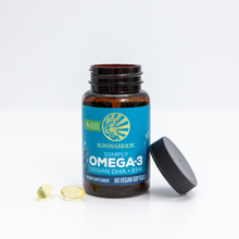 Load image into Gallery viewer, Sunwarrior - Simply Vegan Omega-3 Capsule Supplement - Vegan DHA + EPA
