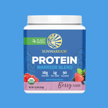Load image into Gallery viewer, Sunwarrior - Warrior Blend Berry Protein - Pea Protein Powder: 375g
