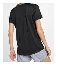 Load image into Gallery viewer, Nike Women&#39;s Dri-Fit Training T-Shirt, Black, XL

