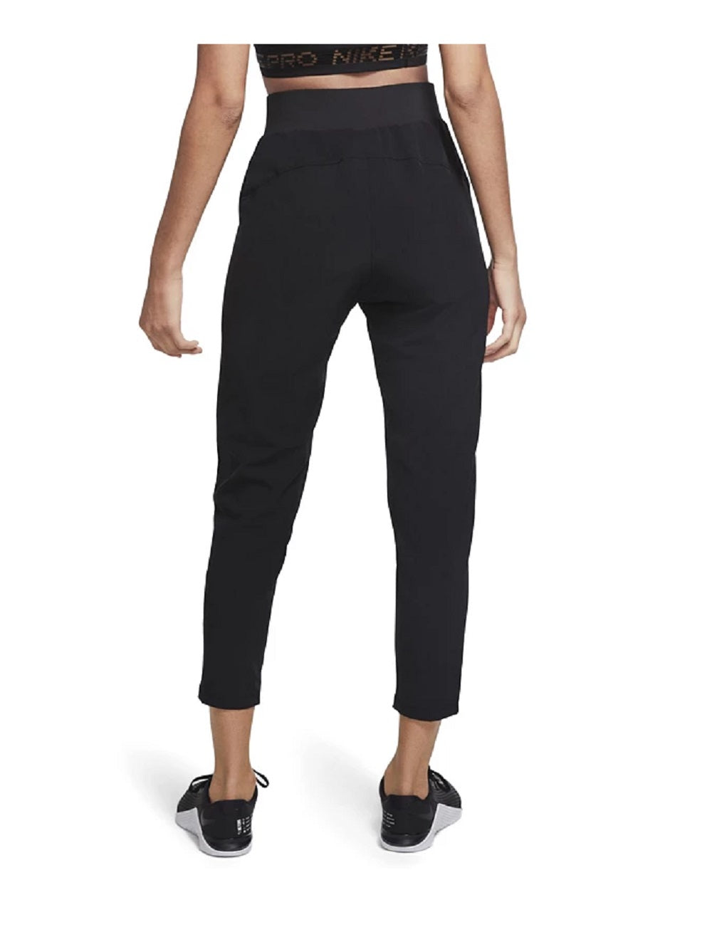 NIKE Women's Bliss Victory Dri-FIT Training 7/8 Length Leggings, Gray, S