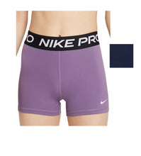 Load image into Gallery viewer, Nike Pro Women's Three Inch Shorts, Blue, XS
