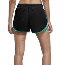 Load image into Gallery viewer, Nike Women's Dry Tempo Running Shorts Black/Green, S
