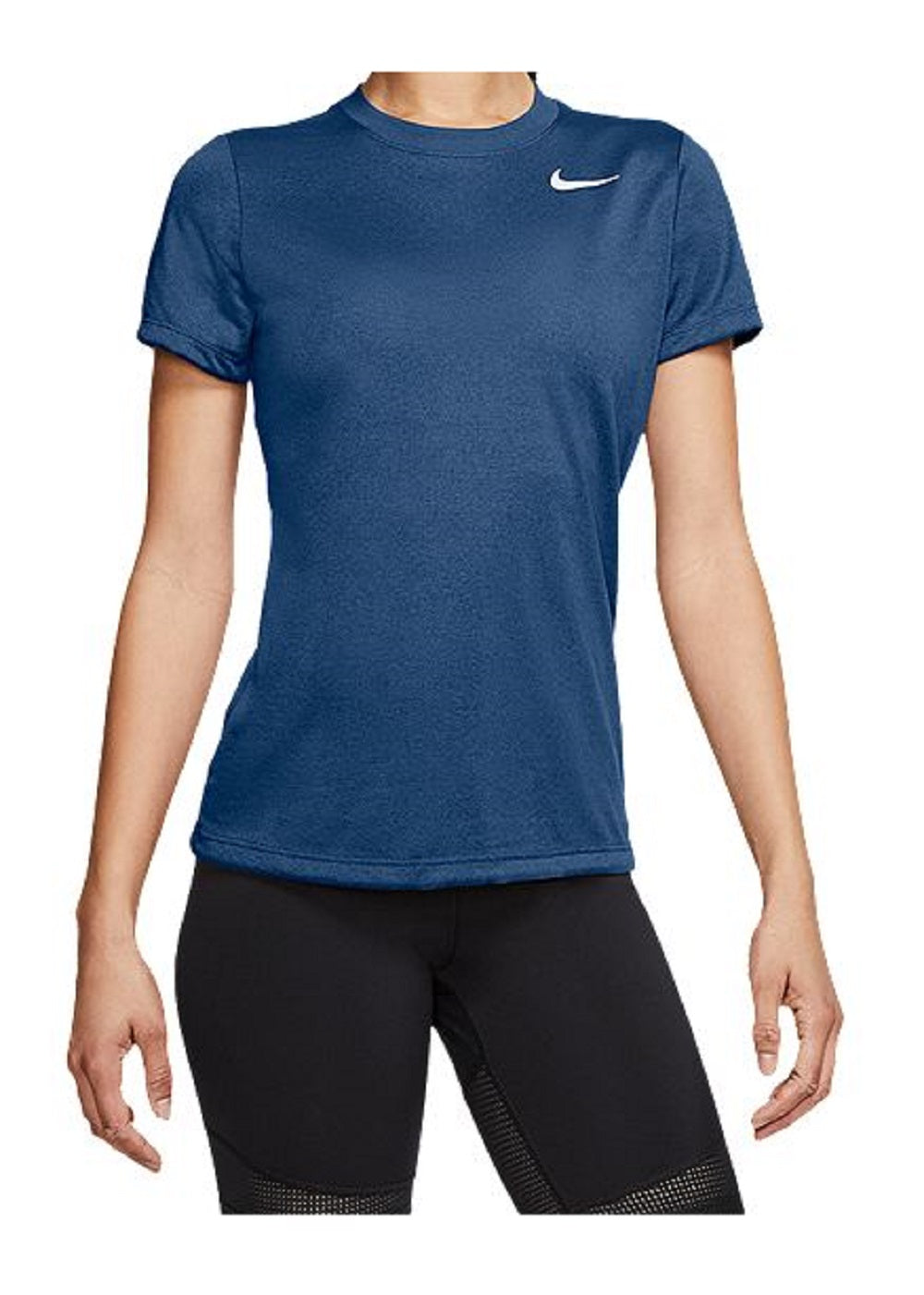 Nike Women's Dry Legend Short Sleeve Training T-Shirt, Blue, S