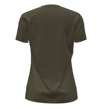 Load image into Gallery viewer, Nike Women&#39;s Sportswear Cotton T-Shirt, Olive/White, XL
