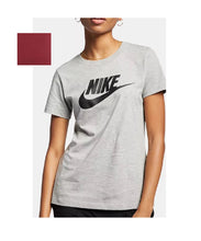 Load image into Gallery viewer, Nike Women&#39;s Sportswear Cotton Logo T-Shirt, Red, S
