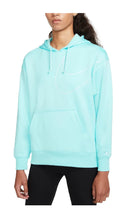 Load image into Gallery viewer, Nike Women&#39;s Therma Fleece Zip-Up Logo Hoodie, Turquoise, S
