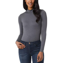 Load image into Gallery viewer, 32 Degrees Women&#39;s Cozy Heat Mock-Neck Bodysuit, Heather Charcoal, XXL

