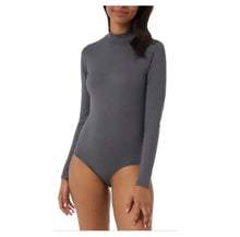 Load image into Gallery viewer, 32 Degrees Women&#39;s Cozy Heat Mock-Neck Bodysuit, Heather Charcoal, XXL
