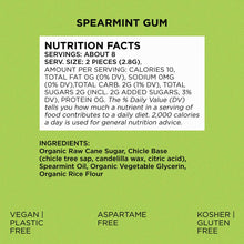 Load image into Gallery viewer, Simply Gum - Spearmint Chewing Gum - Natural + Plastic-Free | 12 Pack
