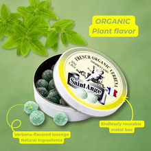 Load image into Gallery viewer, Bonbon USA France - Saint Ange Organic Verbena - French Gourmet Candy Tin
