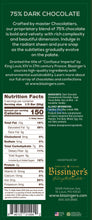 Load image into Gallery viewer, Bissinger&#39;s - Bissinger&#39;s 75% Dark Chocolate Bar
