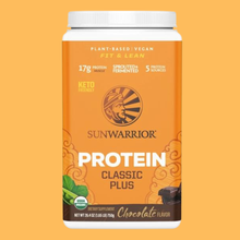 Load image into Gallery viewer, Sunwarrior - Classic Plus Chocolate - Vegan Pea &amp; Chia Protein: 375g
