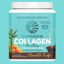 Load image into Gallery viewer, Sunwarrior - Chocolate Fudge Collagen Drink Powder - Vegan, Plant-Based
