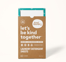 Load image into Gallery viewer, Kind Laundry - Zero Waste Laundry Detergent Sheets (Fragrance-Free)
