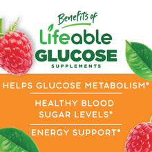 Load image into Gallery viewer, Lifeable - Lifeable Glucose Gummies - Raise Low Blood Sugar, 60 Gummies: Berry Flavor / 60 Gummies
