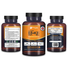 Load image into Gallery viewer, Prowise Healthcare - Vitamin D3 4000IU &amp; K2 MK7 100μg Vegetarian Tablets I 180 (

