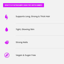 Load image into Gallery viewer, NutraChamps - Sugar Free Biotin Gummies

