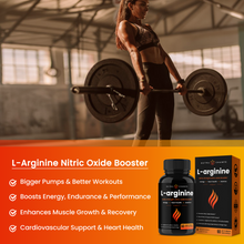 Load image into Gallery viewer, NutraChamps - L-Arginine | Energy, Blood Flow, Heart Health &amp; Stamina
