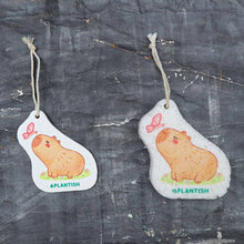 Load image into Gallery viewer, Plantish - Set of 3 Scrubby Capybara Pop up Sponges
