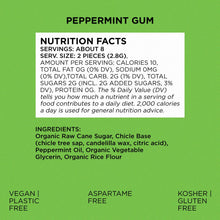 Load image into Gallery viewer, Simply Gum - Peppermint Chewing Gum - Natural + Plastic-Free | 12 Pack
