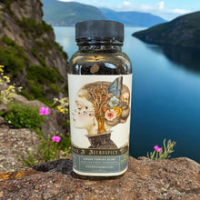 Load image into Gallery viewer, Montana Farmacy - Neurodivergent Nice N' Neurospicy Tea Vintage Science Glass
