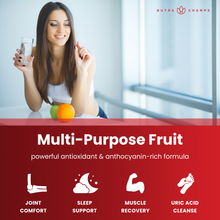 Load image into Gallery viewer, NutraChamps - Tart Cherry Extract Cap - Uric Acid Cleanse &amp; Joint Support

