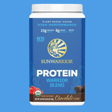 Load image into Gallery viewer, Sunwarrior - Warrior Blend Chocolate Protein - Pea Protein Powder: 375g
