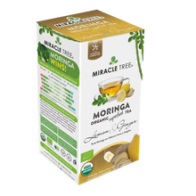 Load image into Gallery viewer, Miracle Tree - Organic Moringa Tea: Lemon &amp; Ginger
