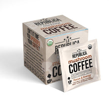Load image into Gallery viewer, La Republica Coffee - La Republica USDA Organic Mushroom Coffee 10-Pack: 10-Pack Single Serve Box
