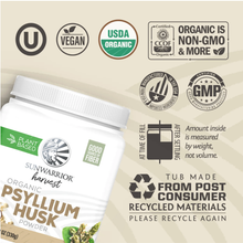 Load image into Gallery viewer, Sunwarrior - Harvest Psyllium Husk Powder - Organic, Plant-Based
