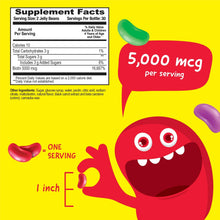 Load image into Gallery viewer, Lifeable - VitaWorks Kids Biotin Jelly Beans, Hair Skin and Nails: Natural Strawberry Flavor / 60 Count
