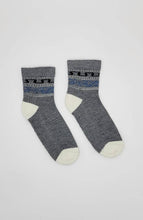 Load image into Gallery viewer, WUAMAN - Alpaca - Alpaca Socks | Full Cushion | Ankle Socks | Southwest: Black / Small
