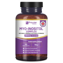 Load image into Gallery viewer, Prowise Healthcare - Myo-Inositol Complex 120 Vegan Tablets 7000mg
