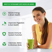 Load image into Gallery viewer, NutraChamps - Super Greens Unflavored Powder| 20+ Organic Green Veggies
