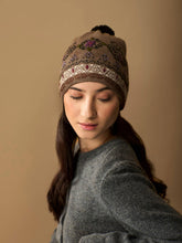 Load image into Gallery viewer, WUAMAN - Alpaca - Eva Alpaca Hat | Hand Embroidered | Fall: Taupe
