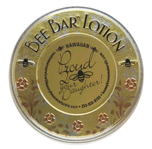 Load image into Gallery viewer, Honey House Naturals - "Proud to Bee your Daughter" - Sentiment Bee Bar Lotion Bar: Lavender
