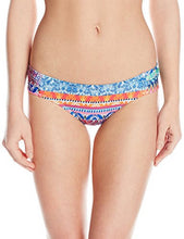 Load image into Gallery viewer, Jessica Simpson Women&#39;s Bali Breeze Bikini Bottom, Carnation, S
