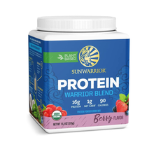 Load image into Gallery viewer, Sunwarrior - Warrior Blend Berry Protein - Pea Protein Powder: 375g
