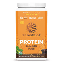 Load image into Gallery viewer, Sunwarrior - Classic Plus Chocolate - Vegan Pea &amp; Chia Protein: 375g
