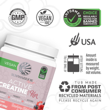 Load image into Gallery viewer, Sunwarrior - Raspberry Elderberry Creatine Drink Powder For Her
