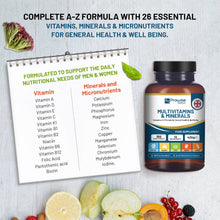 Load image into Gallery viewer, Prowise Healthcare - A-Z Multivitamins &amp; Minerals l 365 Vegan Multivitamin Tablet

