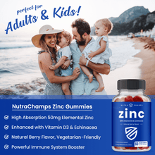 Load image into Gallery viewer, NutraChamps - Zinc Gummies
